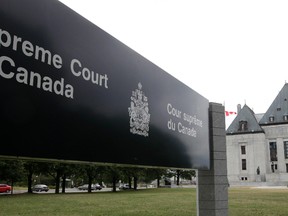 The Supreme Court of Canada is seen in this August 11, 2011, file photo. (JOHN MAJOR/QMI AGENCY FILES)