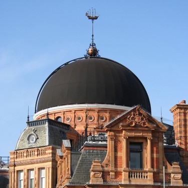 Star-gazing and city views at Greenwich Observatory: Stand with one leg in the western hemisphere and one in the east - the Prime Meridian runs through Greenwich Observatory in south-east London. The elegant red-brick building is also home to interactive displays, a huge domed telescope and some of the best views over London. (Shutterstock)