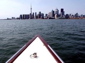 A view from a boat sailing in Toronto's harbour. (Dave Abel/Toronto Sun files)