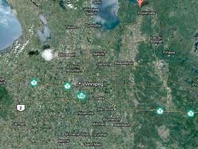 Sagkeeng First Nation. (Google Maps)