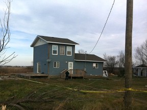 A nine-year-old boy was shot by his 14-year-old brother at their home on Sagkeeng First Nation Nov. 3, 2011. (TAMARA KING/QMI AGENCY)