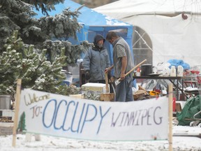Occupy Winnipeg campers. (WINNIPEG SUN)