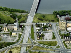 The Macdonald-Cartier Bridge connects Ottawa to Gatineau. QMI Agency file photo