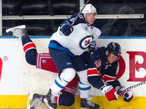 Centre Alex Burmistrov still has one year at $1.5 million left on his contract with the Winnipeg Jets.