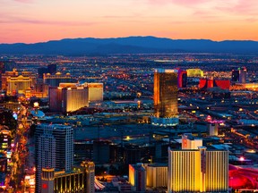 Las Vegas is a popular destination for Canadians. (Shutterstock)