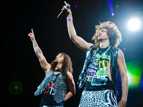 L.A. Party-rock band LMFAO perform at the Air Canada Centre on Monday, November 14, 2011. (Ernest Doroszuk QMI AGENCY)