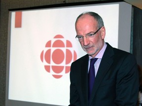CBC's president Hubert Lacroix arrives for a luncheon at a hotel in Ottawa, Monday Nov 14, 2011. (Andre Forget/QMI Agency)