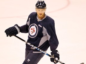 Ron Hainsey was back in the lineup Wednesday night. (BRIAN DONOGH/Winnipeg Sun files)