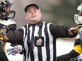 A CFL referee. REUTERS/David Stobbe, file