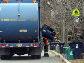 City garbage crews at work. (Toronto Sun files)