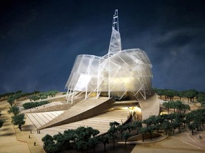 The Canadian Museum for Human Rights, as planned. (HANDOUT IMAGE)