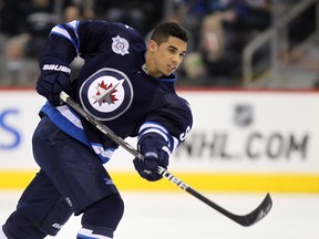 Evander Kane underwent surgery on a nerve in his foot, the Winnipeg Jets confirmed on Thursday. (Winnipeg Sun file photo)