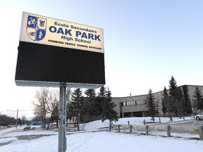 A 15-year-old male high school student is facing charges for allegedly setting a girl's hair on fire at Oak Park High School in Charleswood.
JASON HALSTEAD/WINNIPEG SUN QMI AGENCY