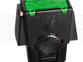 A file photo shows a Taser cartridge. The specific cartridge may look different. (TASER.COM)