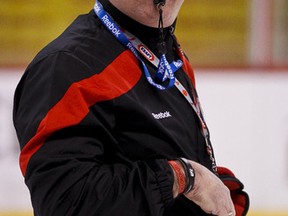 Senators coach Paul MacLean has coaxed 39 points out of his team in the first 36 games this season — a far cry from what the pre-season naysayers were predicting. (Errol McGihon, Ottawa Sun)