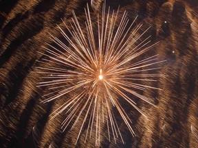 Fireworks. (REUTERS FILE PHOTO/Tobias Schwarz)