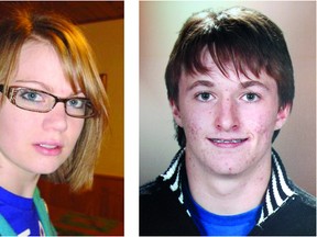 Hillary Afelskie, 19, and Keegan Melville, 18, of the Renfrew area are two of three teens killed in a crash Jan. 3 on Hwy. 17 near the N. Ontario village of Hagar (between North Bay and Sudbury). Zabrina Rekowski, 19, was also killed.