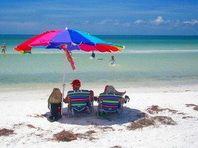 The white sand beach is one of the draws on Honeymoon Island, a state park on Florida's Gulf Coast. (Farnsworth/Special to QMI Agency)