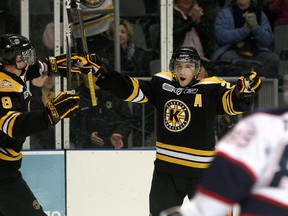 Ryan Spooner was traded from the Kingston Frontenacs to the Sarnia Sting on Thursday. (File photo)