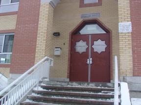 The mosque at 4 Lewis St. in Hull has been vandalized four times in the last six months. A man in his 20s is suspected to be behind the incidents, which police are investigating as hate crimes.
DANIELLE BELL/OTTAWA SUN/QMI AGENCY