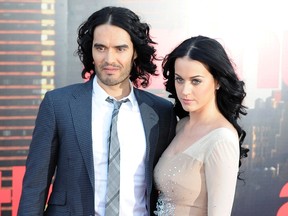 Katy Perry and Russel Brand. (WENN.COM)