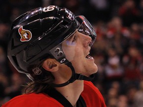 With 41 points in 43 games, Erik Karlsson is on pace to smash Norm MacIver's record of 63 points in a season for a Senators blueliner. (Tony Caldwell/Ottawa Sun)