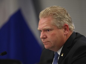Councillor Doug Ford at the budget committee meeting Monday, January 9, 2012. (Stan Behal/Toronto Sun)