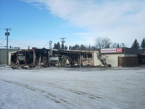 A fire at a Roblin IGA Jan. 8, 2012 caused an estimated $750,000 in damage. (HANDOUT)