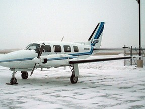 File photo of Piper Navajo plane. (Keystone Air Service/HO)