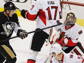 Mat Cooke is facing heat from fans and reporters at Scotibank Place Monday night. (JASON COHN/REUTERS)