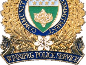 Winnipeg police service badge filer