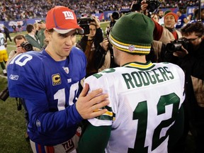 The Green Bay Packers host the New York Giants on Sunday, Jan. 15, 2012. (REUTERS/Mike Segar)