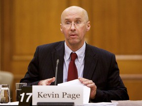 Parliamentary budget officer Kevin Page prepares to testify before a Commons Procedure and House affairs committee on Parliament Hill in Ottawa, March 16, 2011.
(CHRISTOPHER PIKE/QMI AGENCY)