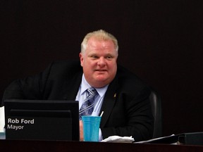 He's ready: Rob Ford will be going toe-to-toe with his council foes as he tries to ram his 2012 budget through city council (DAVE ABEL/Toronto Sun files).
