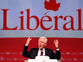 Liberal interim leader, Bob Rae, speaks at the 2012 Liberal Biennial Convention in Ottawa, Sunday, January 15, 2012.  (DARREN BROWN/QMI AGENCY)