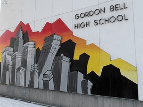 Gordon Bell High School in Winnipeg, as seen on Monday, January 16, 2012. (Brian Donogh, Winnipeg Sun)