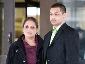 Kareem Alli, right, shown at the Ottawa Courthouse Tuesday, January 17, 2012. 
(DARREN BROWN/QMI AGENCY)