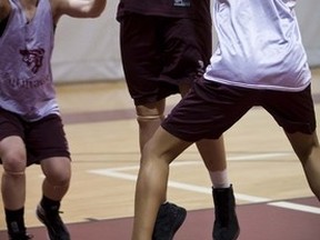Fifth-year Gee-Gees forward Hannah Sunley-Paisley is looking to avenge last year's double-OT loss to Carleton in the Capital Hoops Classic. (ERROL McGIHON/OTTAWA SUN)