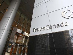 The TransCanada Pipelines Ltd. building in downtown Calgary on Wednesday, Jan. 18,  2012. (DARREN MAKOWICHUK/CALGARY SUN)