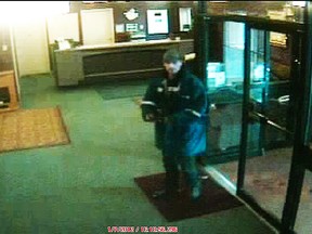 When a Portage la Prairie hotel clerk momentarily left her desk, a man reached behind the counter and grabbed the cash drawer. He's described as a Caucasian male in his early to mid 30s, about 5-foot-7 to 5-foot-9 with a medium build.