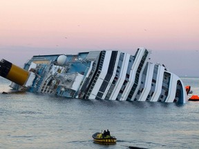 The Costa Concordia cruise ship ran aground off the west coast of Italy on January 15. 
PAUL HANNA/REUTERS