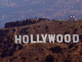 The Hollywood sign in Los Angeles, California is pictured in this July 16, 2011, file photo. (REUTERS/Eric Thayer/Files)