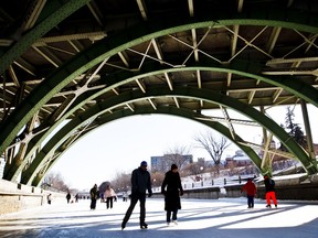 Many people enjoyed skating on the Rideau Canal Skateway on Saturday January 21,2012. 
(ERROL MCGIHON/OTTAWA SUN)