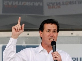 Republican presidential candidate and former U.S. Senator Rick Santorum speaks at his campaign rally in Coral Springs, Florida January 22, 2012. Florida’s Republican Primary is on January 31. REUTERS/Andrew Innerarity