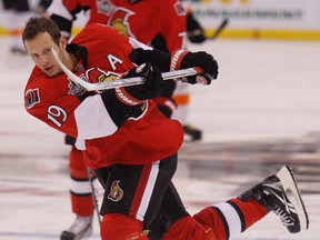 Jason Spezza and the Sens are trying to avoid back-to-back losses for the first time since Nov. 9-11 (TONY CALDWELL/Ottawa Sun file photo)
