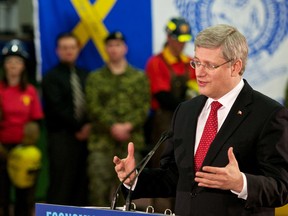Prime Minister Stephen Harper in Edmonton, Alberta, on Jan. 6, 2011. IAN KUCERAK/ QMI AGENCY, file