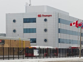 OC Transpo headquarters at 1500 St. Laurent Boulevard in Ottawa. Monday January 23,2012. (ERROL MCGIHON/THE OTTAWA SUN/QMI AGENCY).