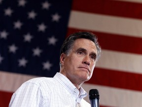 U.S. Republican presidential candidate and former Massachusetts Governor Mitt Romney. (Reuters/Jim Young)