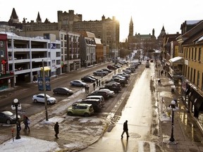 The Byward Market area of Ottawa on Wednesday January 25,2012. The NCC's vision document includes an idea to have the Market vehicle-free in a few years.
(ERROL MCGIHON/THE OTTAWA SUN/QMI AGENCY).