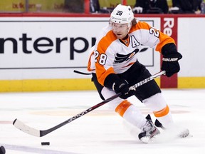 Flyers forward Claude Giroux. (BLAIR GABLE/Reuters file photo)